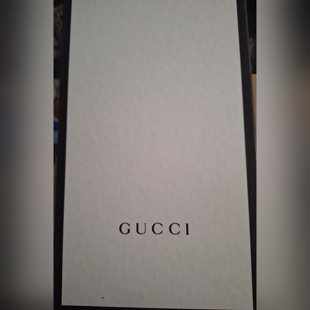 Gucci Pursuit Slide Sandals Blue Sz 10 - Picture 6 of 7